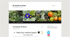 Desktop Screenshot of eljardinencasa.com